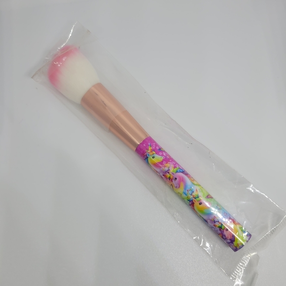 Glamour Dolls X Lisa Frank Angled Face Brush Dip Dyed Unicorns🦄 Butterfly NWT - Picture 4 of 13